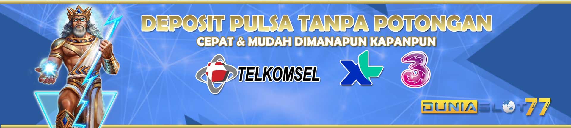 Deposit Pulsa Tanpa Potongan